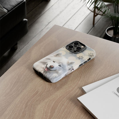 Samoyed Phone Case by Tough Cases (Apple iPhone, Samsung Galaxy, and Google Pixel)