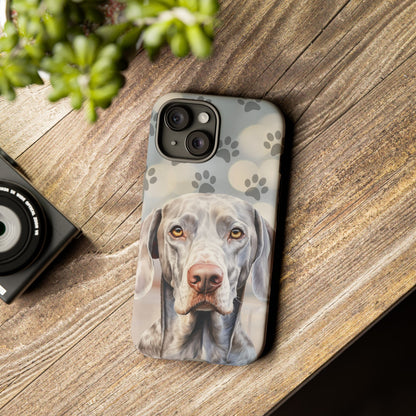 Weimaraner Phone Case by Tough Cases (Apple iPhone, Samsung Galaxy, and Google Pixel)