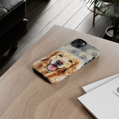 Golden Retriever Phone Case by Tough Cases (Apple iPhone, Samsung Galaxy, and Google Pixel)