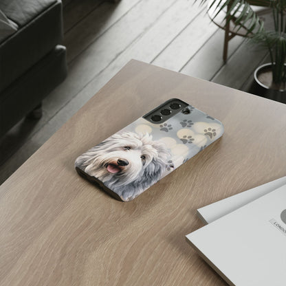 Old English Sheepdog by Tough Cases (Apple iPhone, Samsung Galaxy, and Google Pixel devices)
