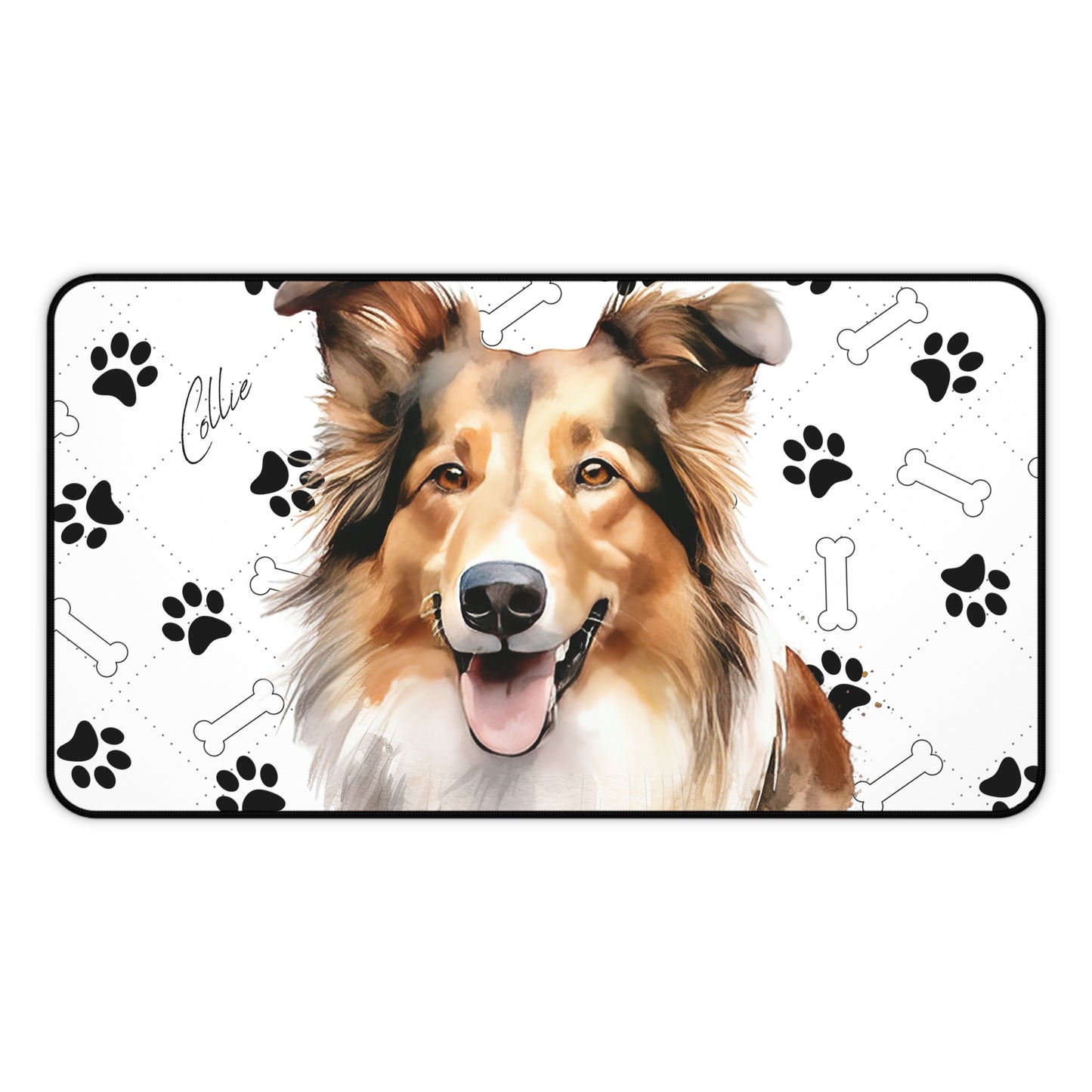 Collie Desk Mat