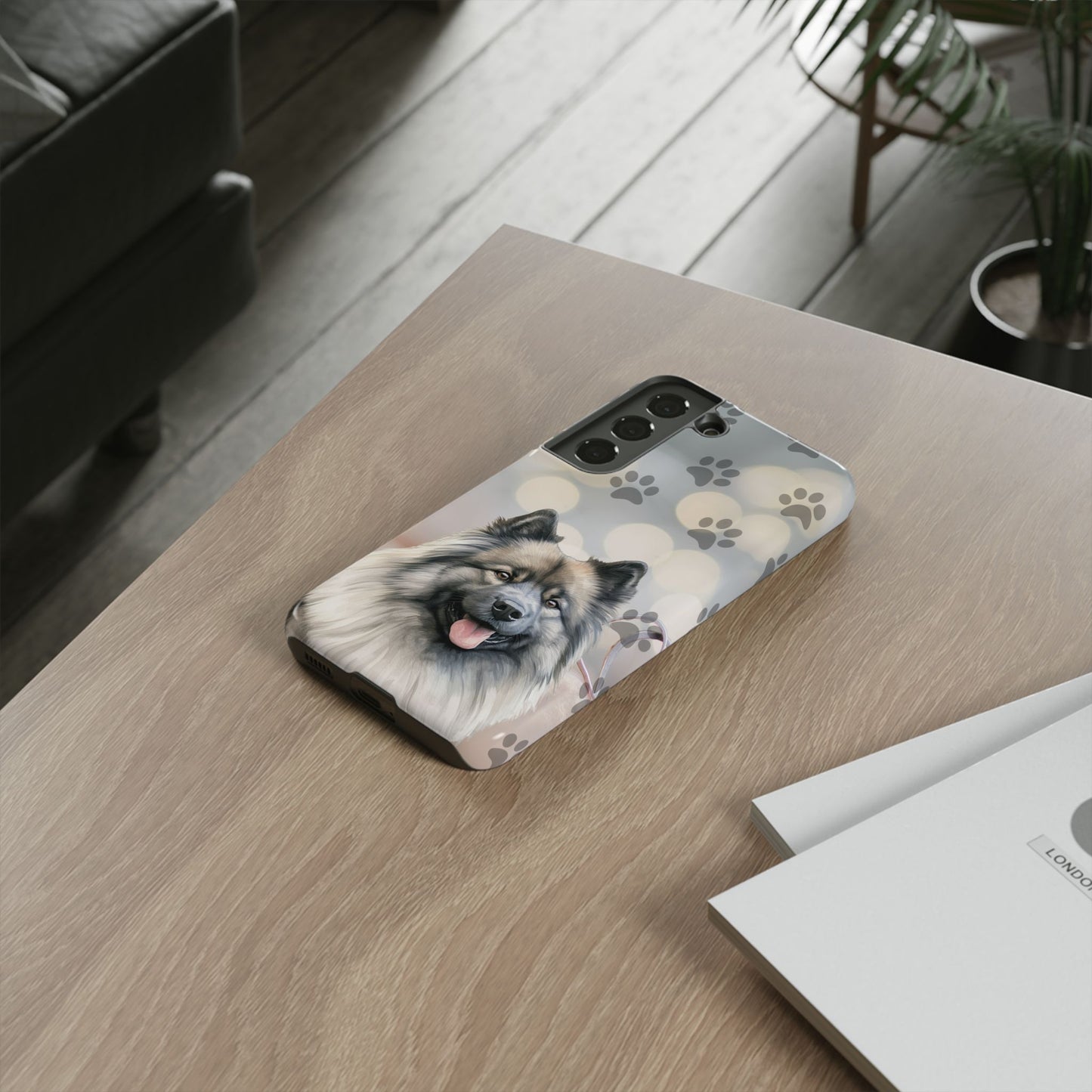 Keeshond Phone Case by Tough Cases ( Apple iPhone, Samsung Galaxy, and Google Pixel)