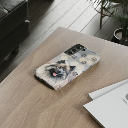 Keeshond Phone Case by Tough Cases ( Apple iPhone, Samsung Galaxy, and Google Pixel)