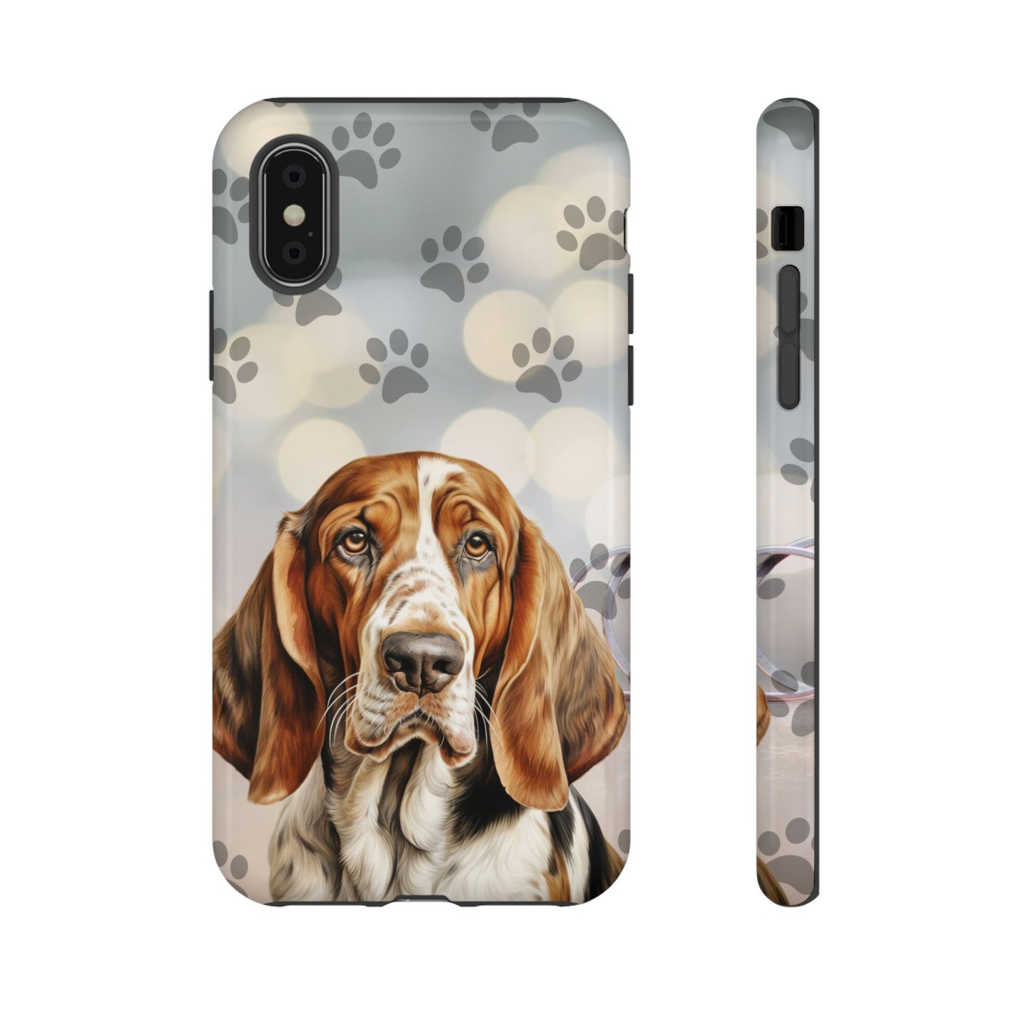 Basset Hound Phone Case by Tough Cases (Apple iPhone, Samsung Galaxy, and Google Pixel)