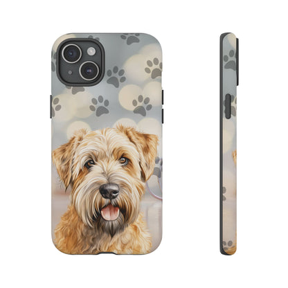 Self-Coated Wheaten Terrier by Tough Cases (Apple iPhone, Samsung Galaxy, and Google Pixel)