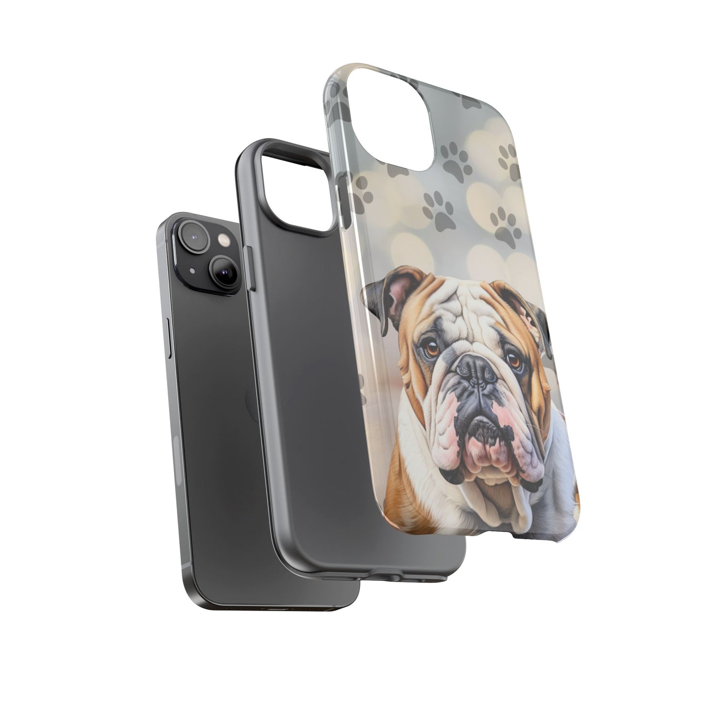 Bull Dog Phone Case by Tough Cases (Apple iPhone, Samsung Galaxy, and Google Pixel)