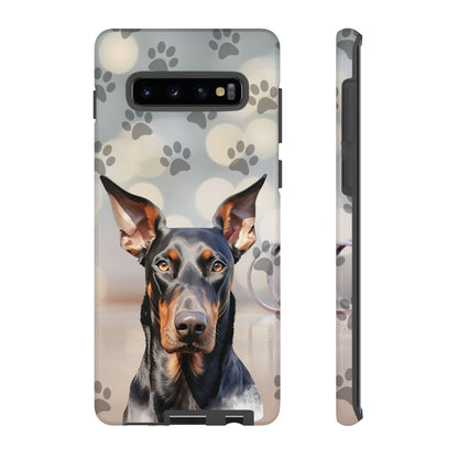 Doberman Phone Case by Tough Cases (Apple iPhone, Samsung Galaxy, and Google Pixel)