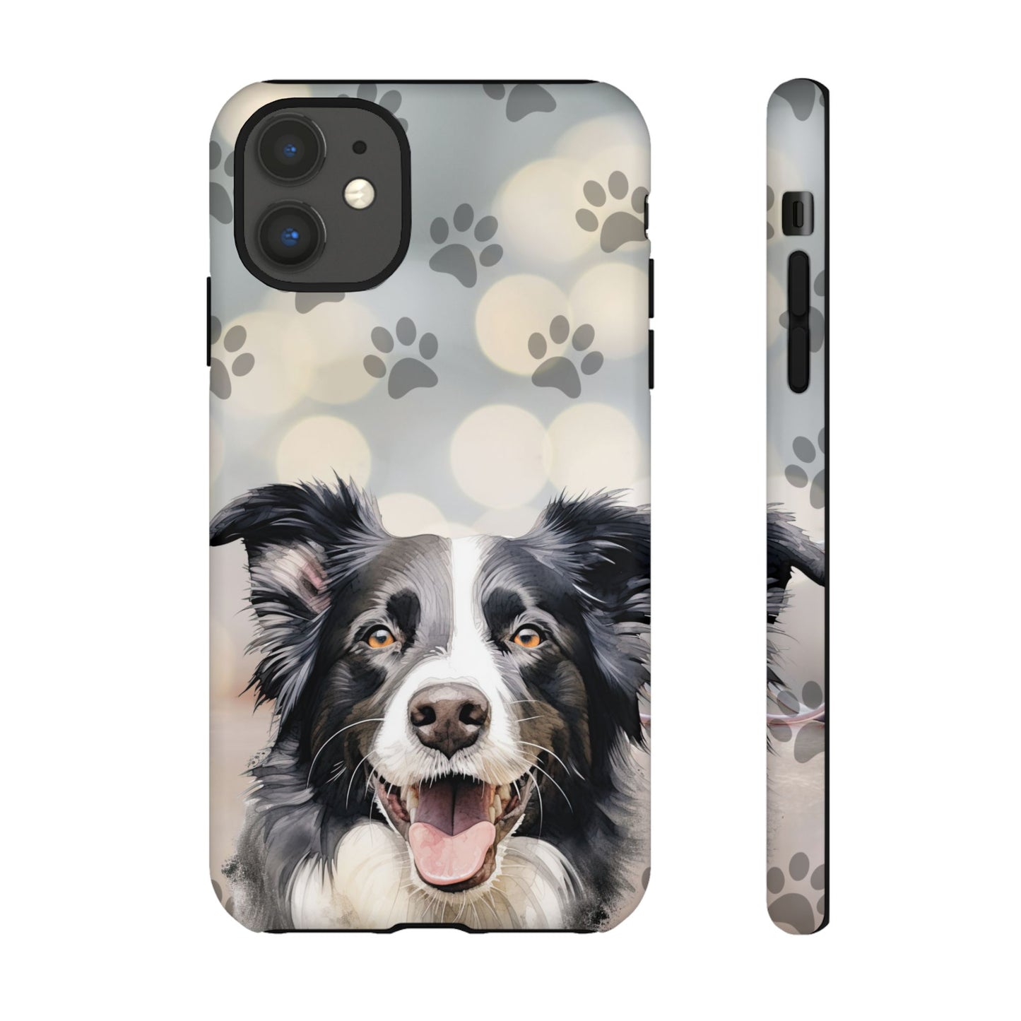 Border Collie Phone Case by Tough Cases (Apple iPhone, Samsung Galaxy, and Google Pixel)