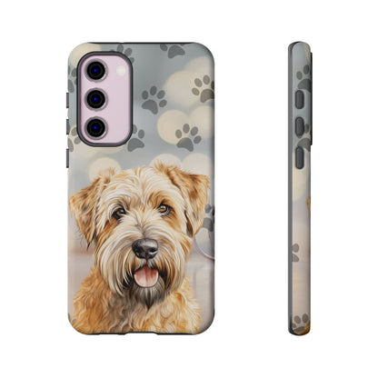 Self-Coated Wheaten Terrier by Tough Cases (Apple iPhone, Samsung Galaxy, and Google Pixel)