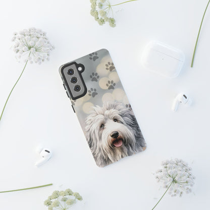 Old English Sheepdog by Tough Cases (Apple iPhone, Samsung Galaxy, and Google Pixel devices)