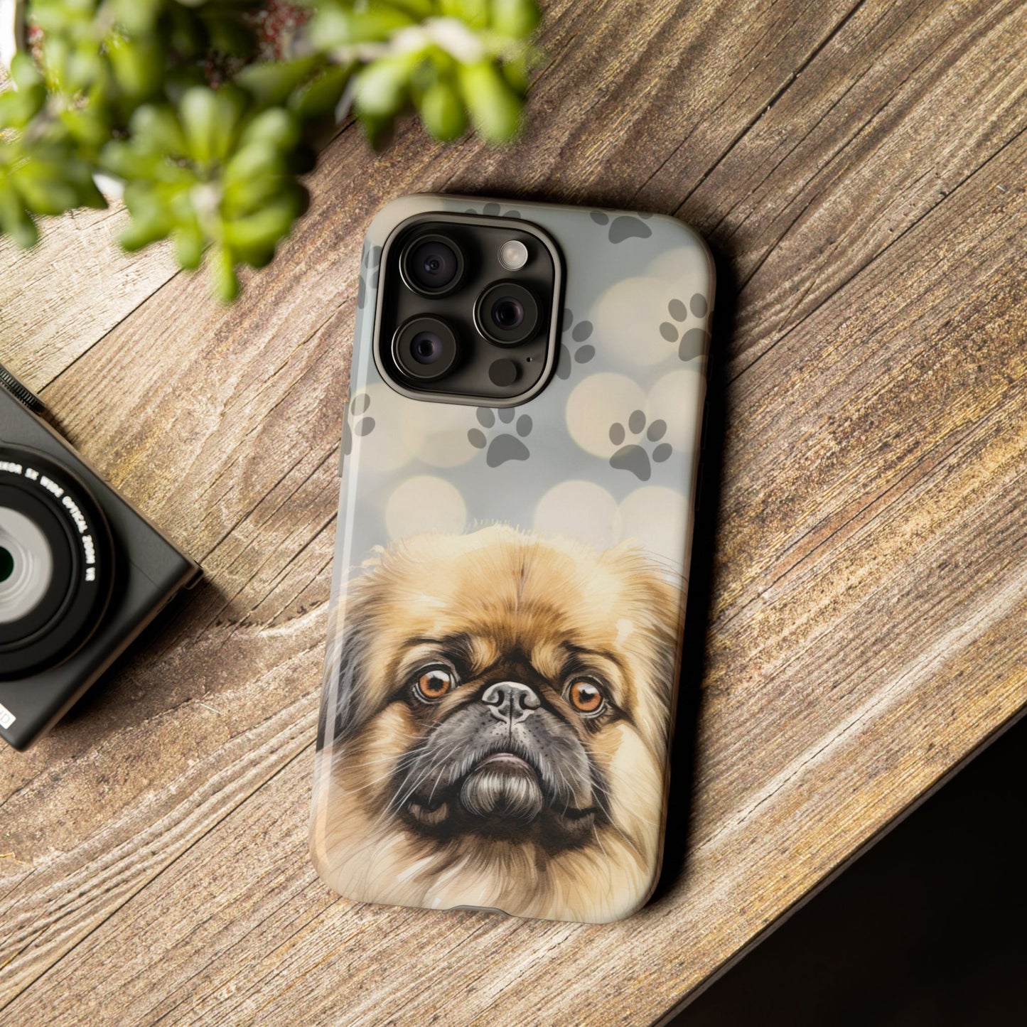 Pekingese by Tough Cases (Apple iPhone, Samsung Galaxy, and Google Pixel devices)