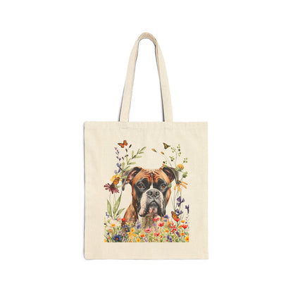 Boxer Canvas Tote Bag