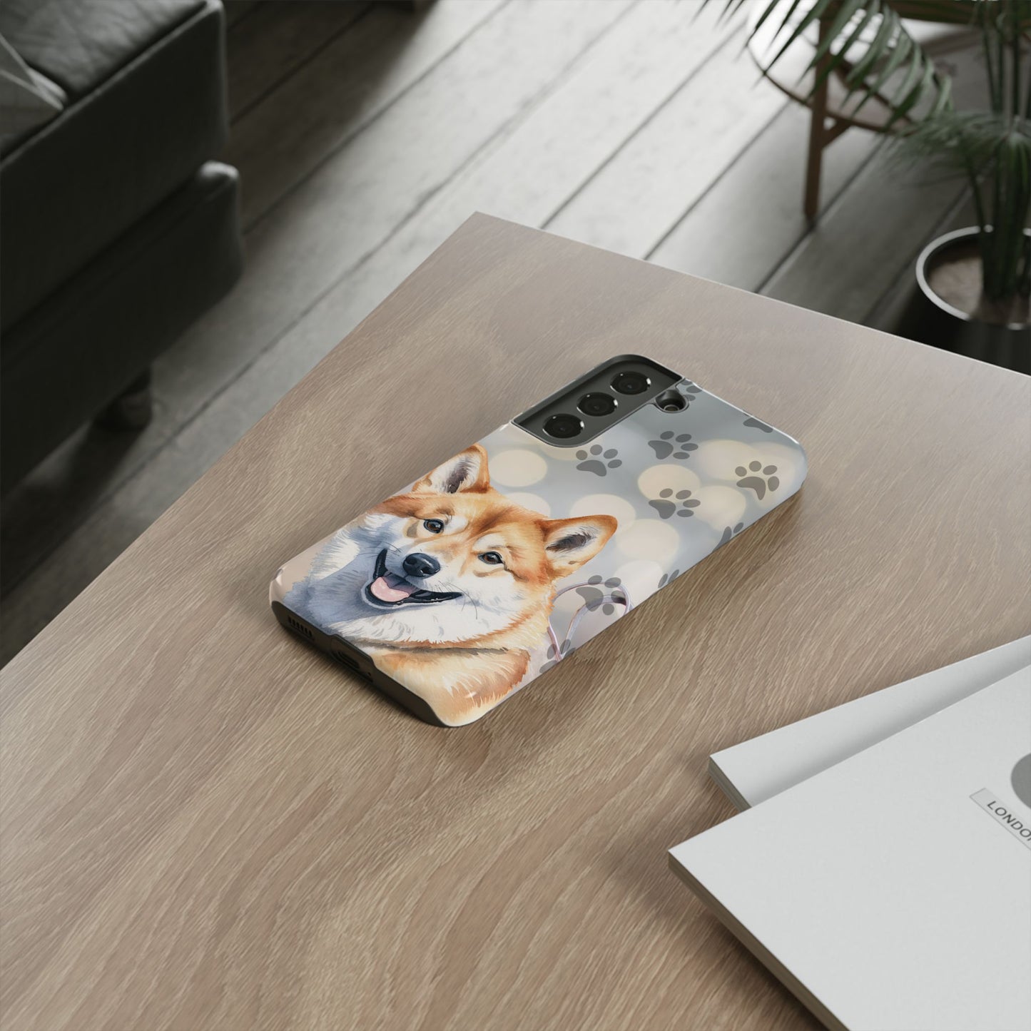 Shiba Inu Phone Case by Tough Cases (Apple iPhone, Samsung Galaxy, and Google Pixel)