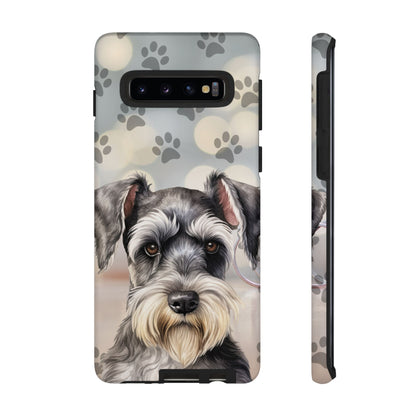 Miniature Schnauzer by Tough Cases (Apple iPhone, Samsung Galaxy, and Google Pixel)