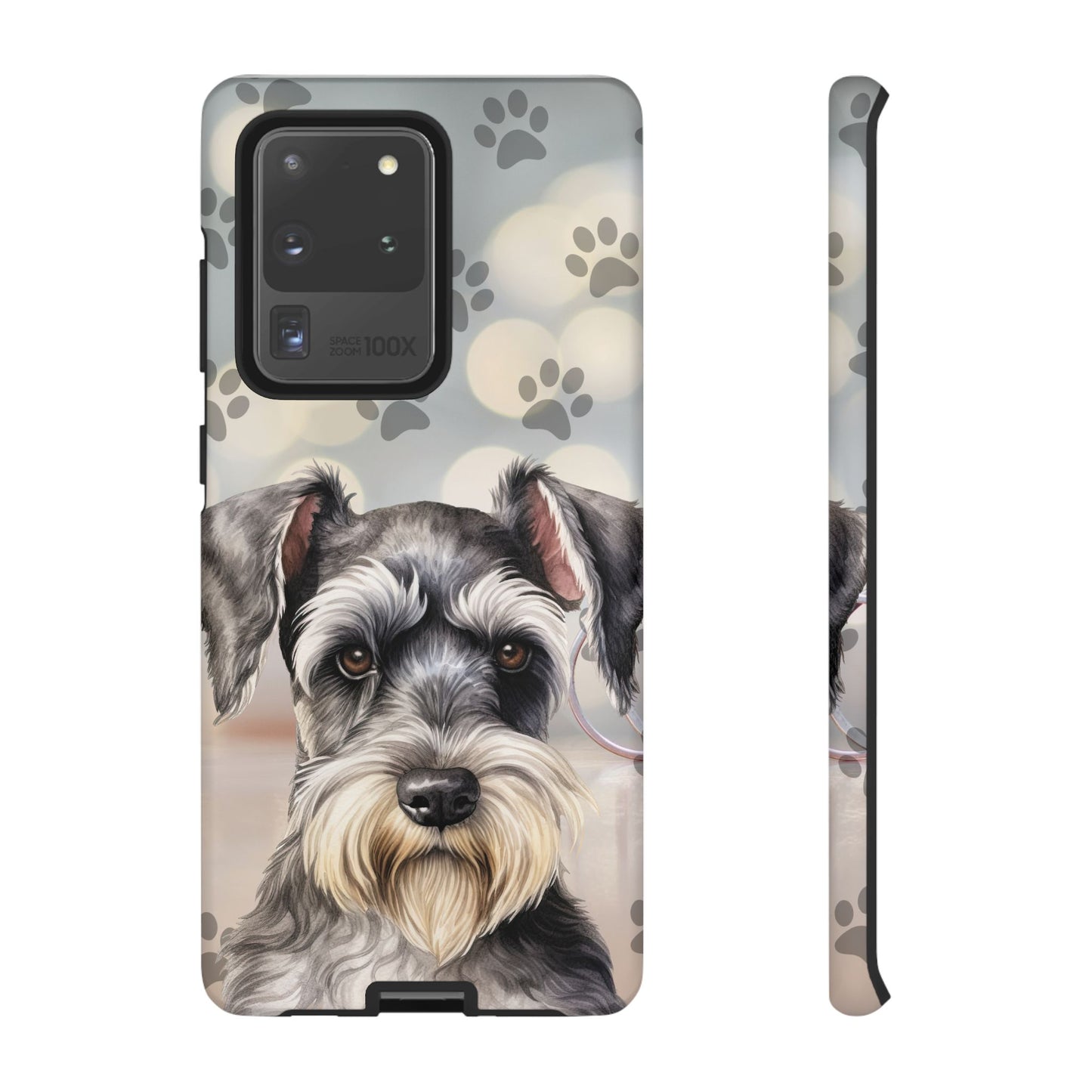 Miniature Schnauzer by Tough Cases (Apple iPhone, Samsung Galaxy, and Google Pixel)
