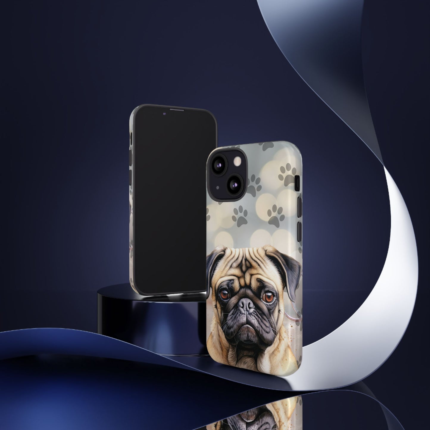 Pug Phone Case by Tough Cases (Apple iPhone, Samsung Galaxy, and Google Pixel)
