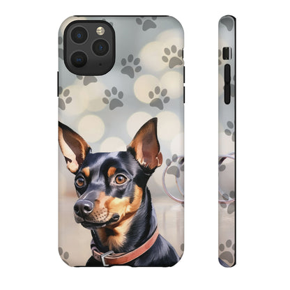 Miniature Pinscher by Tough Cases (Apple iPhone, Samsung Galaxy, and Google Pixel)