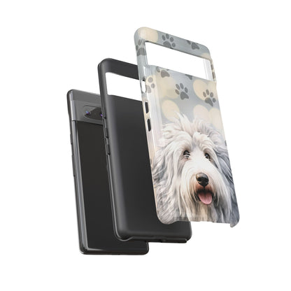 Old English Sheepdog by Tough Cases (Apple iPhone, Samsung Galaxy, and Google Pixel devices)