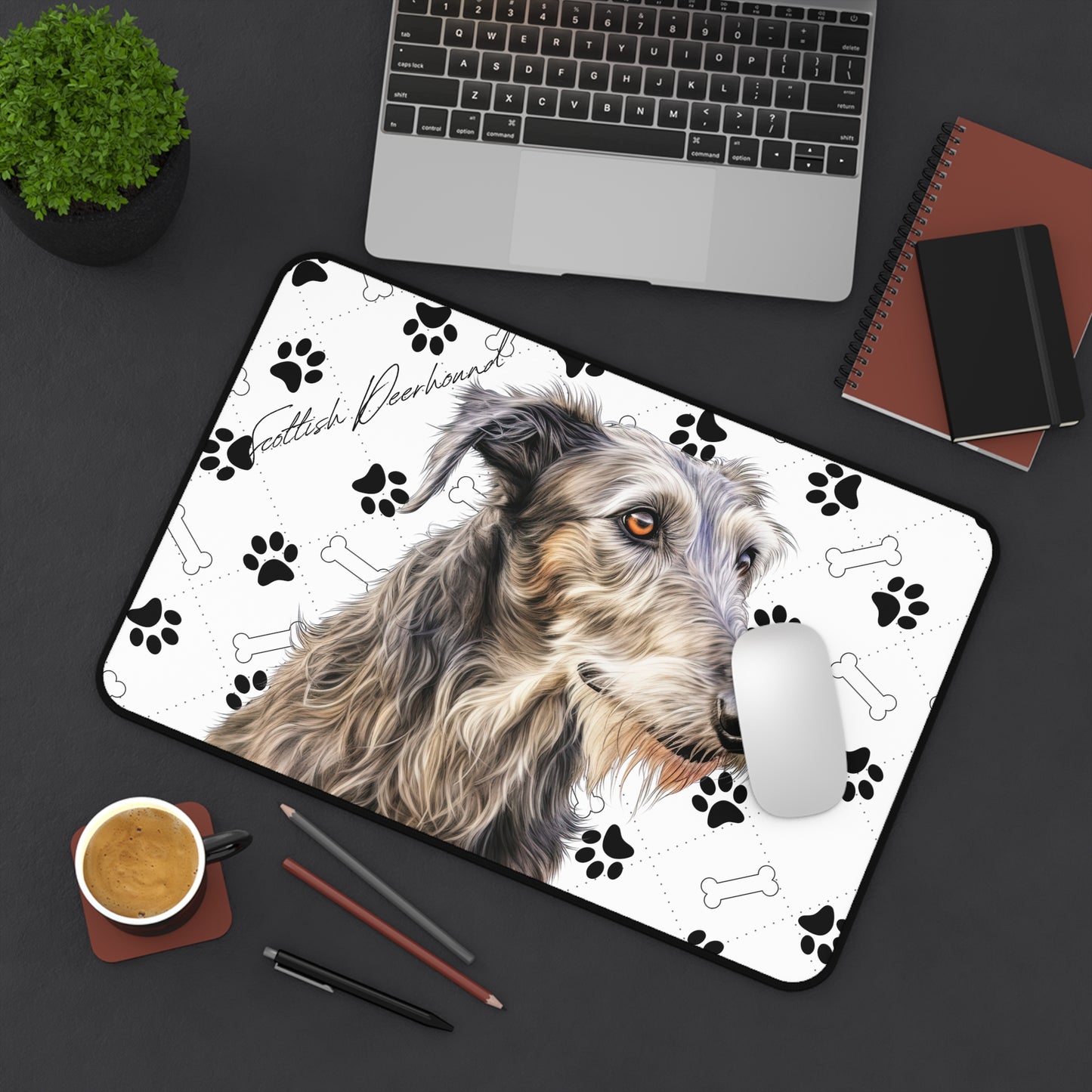 Scottish Deerhound Desk Mat