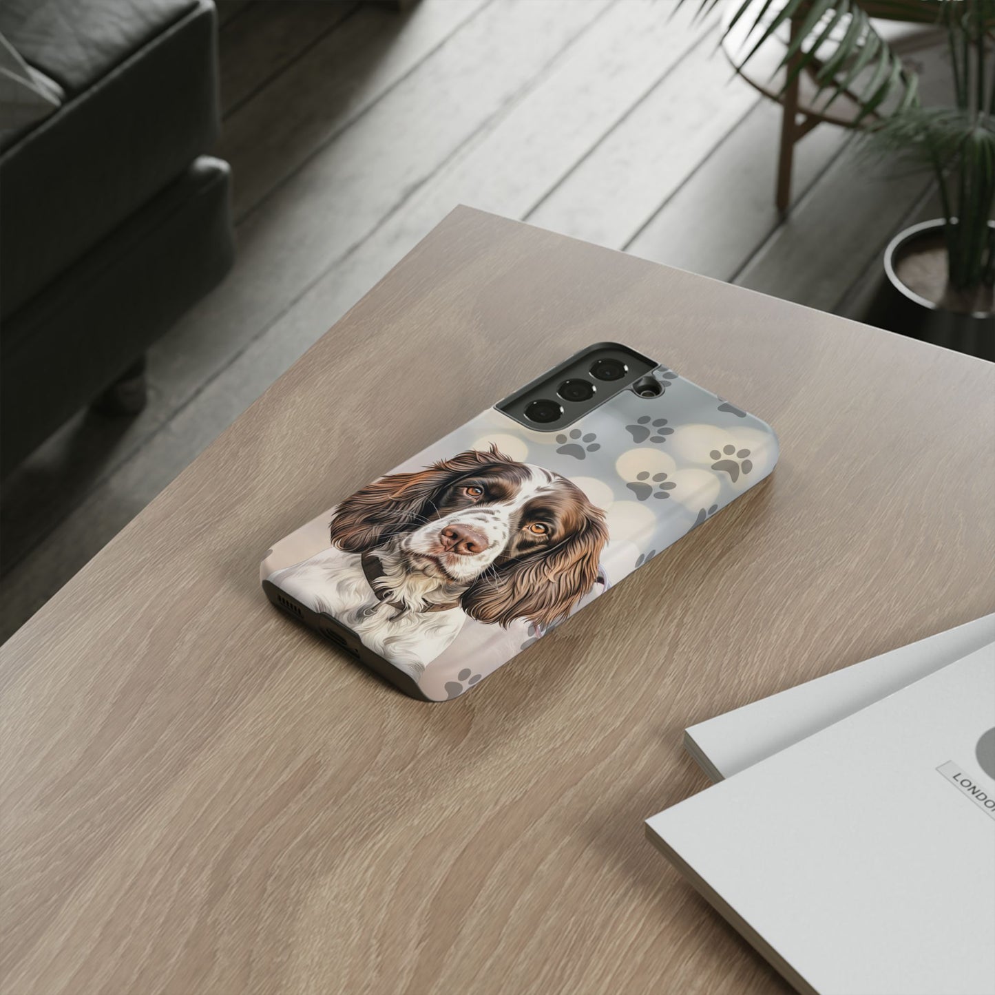 English Springer Spaniel Phone Case by Tough Cases (Apple iPhone, Samsung Galaxy, and Google Pixel)