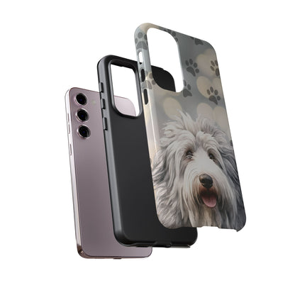 Old English Sheepdog by Tough Cases (Apple iPhone, Samsung Galaxy, and Google Pixel devices)