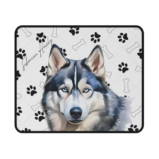 Siberian Husky Gaming Mouse Pad