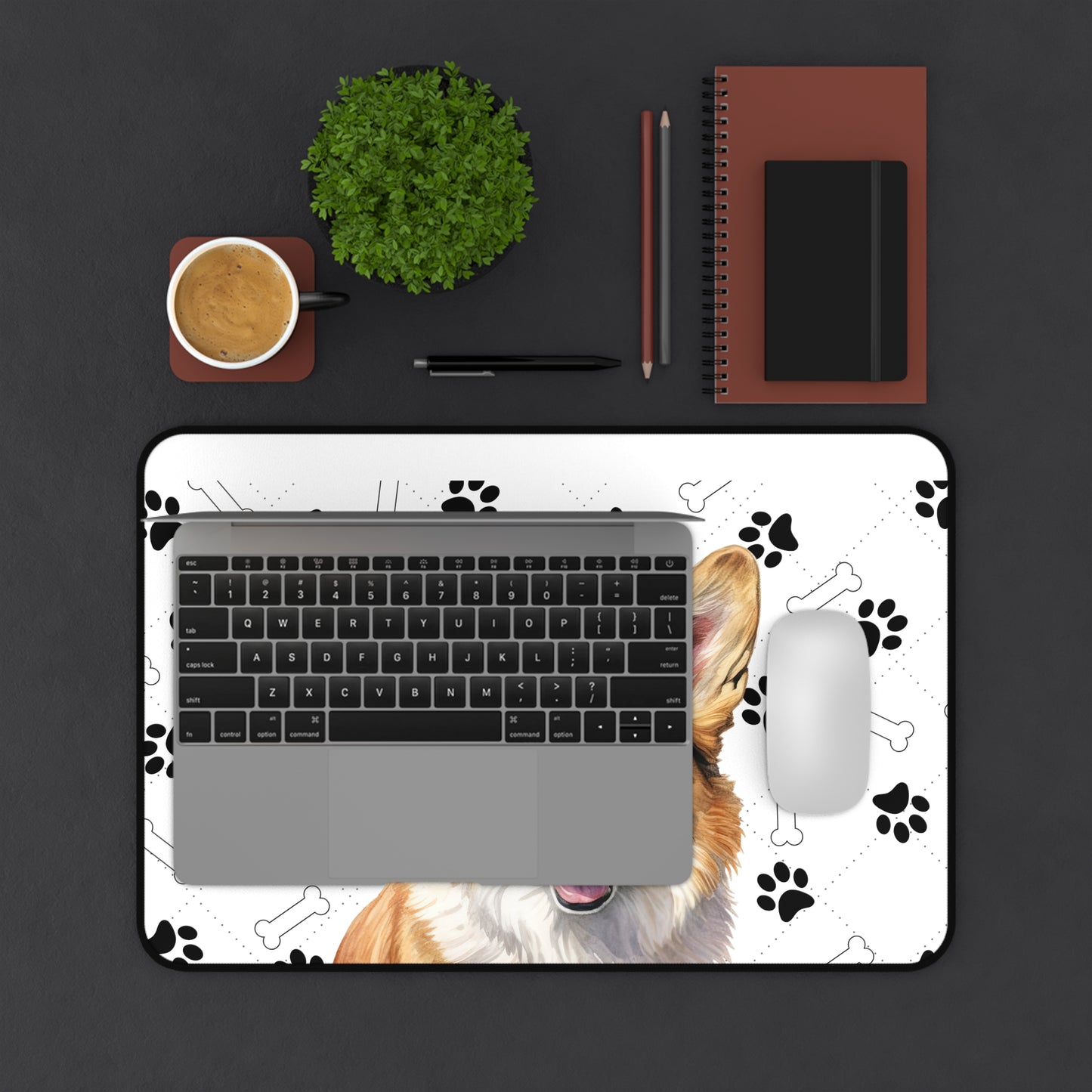 Pembroke Welsh Corgi Desk Mat