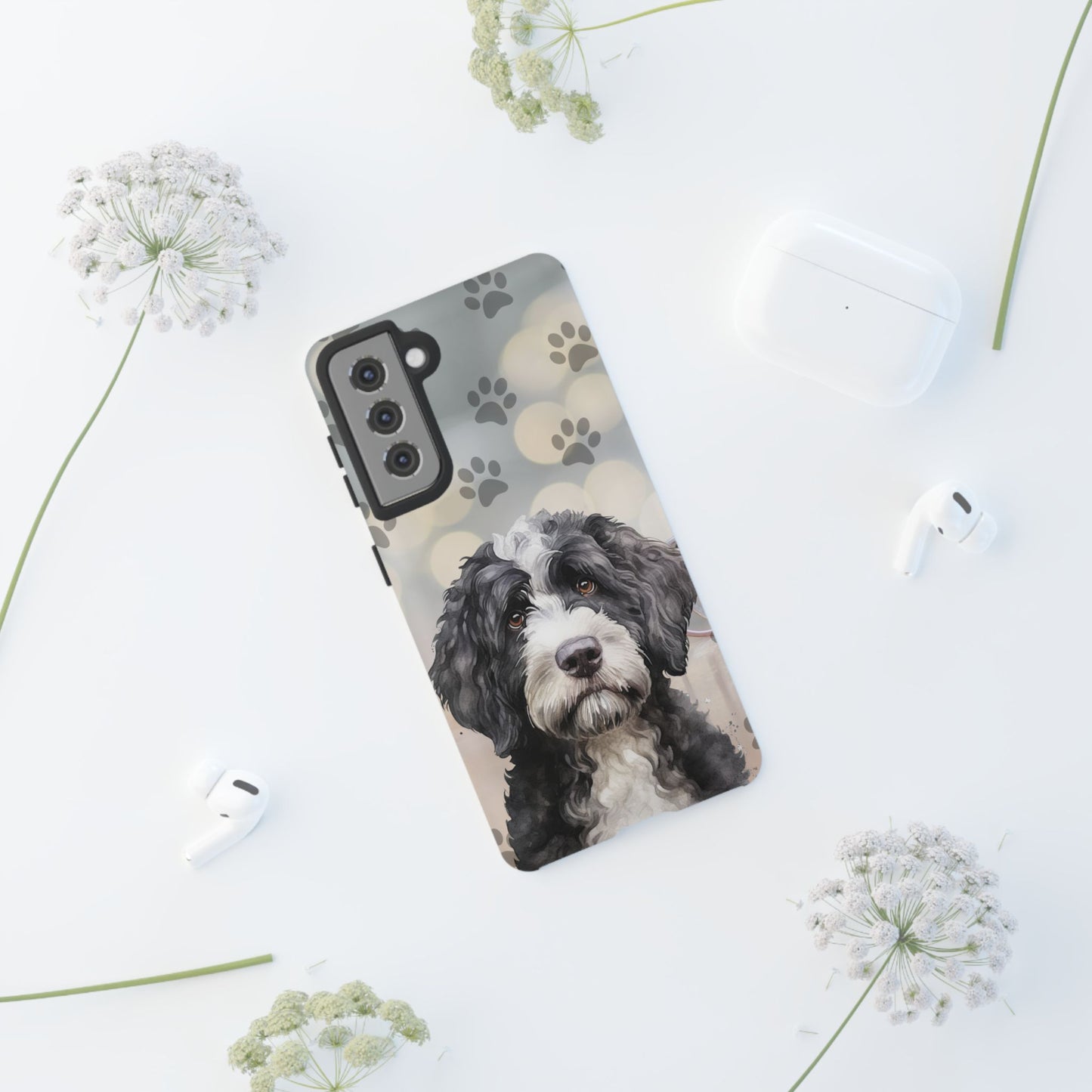 Portuguese Water Dog by Tough Cases (Apple iPhone, Samsung Galaxy, and Google Pixel)