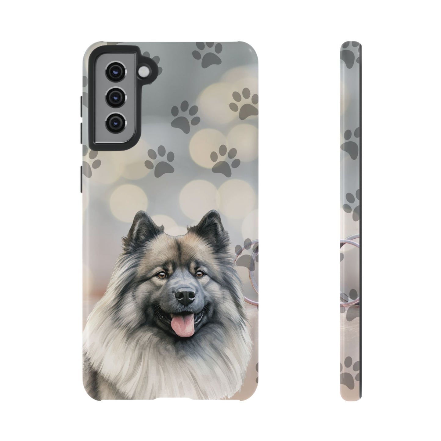 Keeshond Phone Case by Tough Cases ( Apple iPhone, Samsung Galaxy, and Google Pixel)