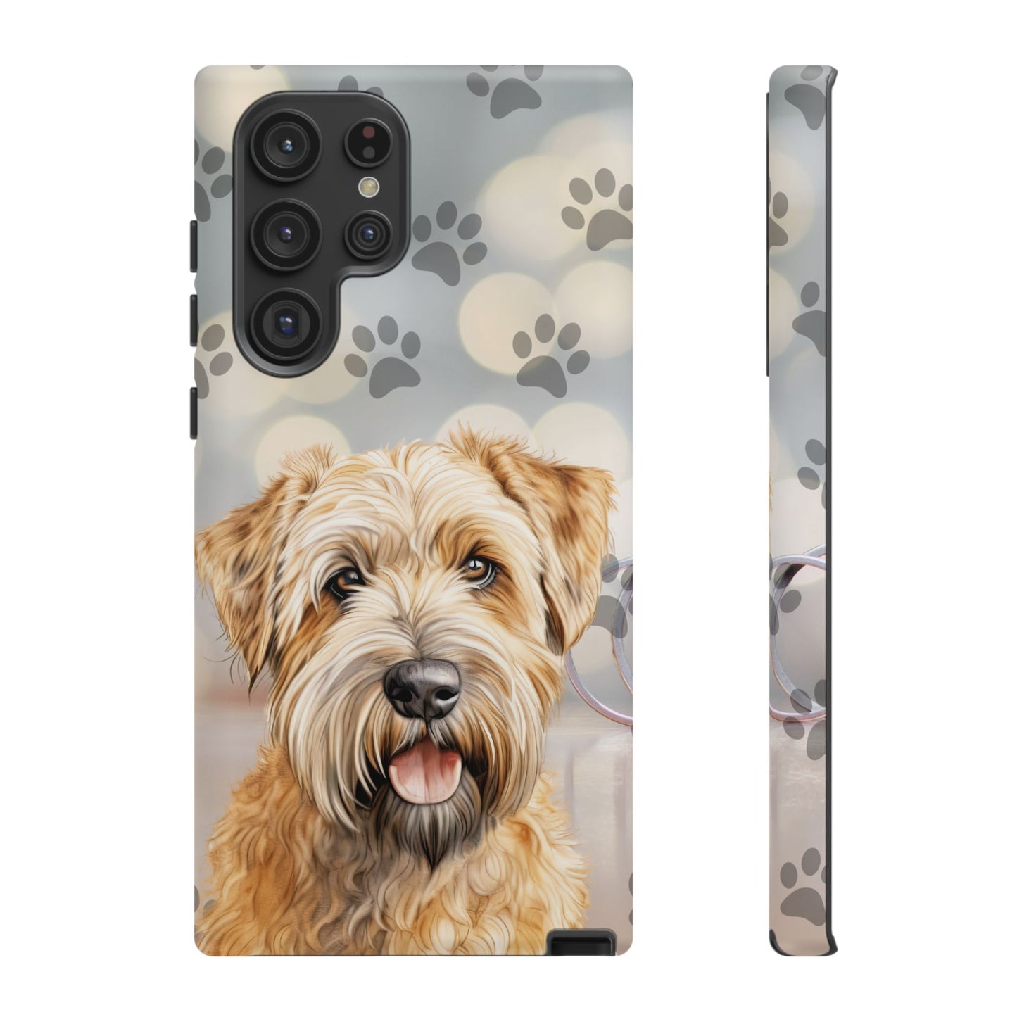 Self-Coated Wheaten Terrier by Tough Cases (Apple iPhone, Samsung Galaxy, and Google Pixel)