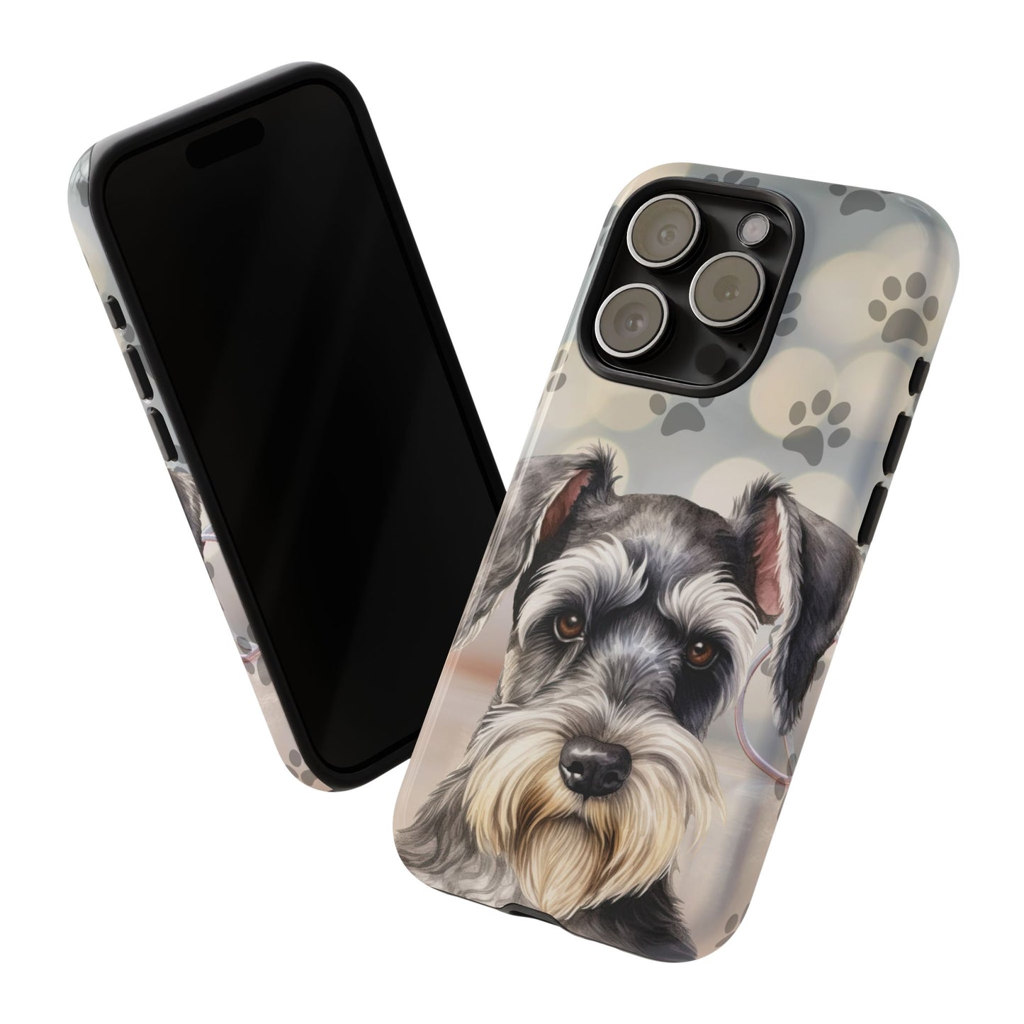 Miniature Schnauzer by Tough Cases (Apple iPhone, Samsung Galaxy, and Google Pixel)