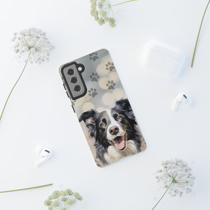 Border Collie Phone Case by Tough Cases (Apple iPhone, Samsung Galaxy, and Google Pixel)
