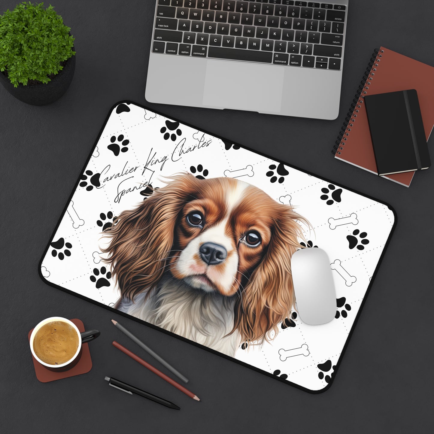 Cavalier King Charles Spaniel Desk Mat