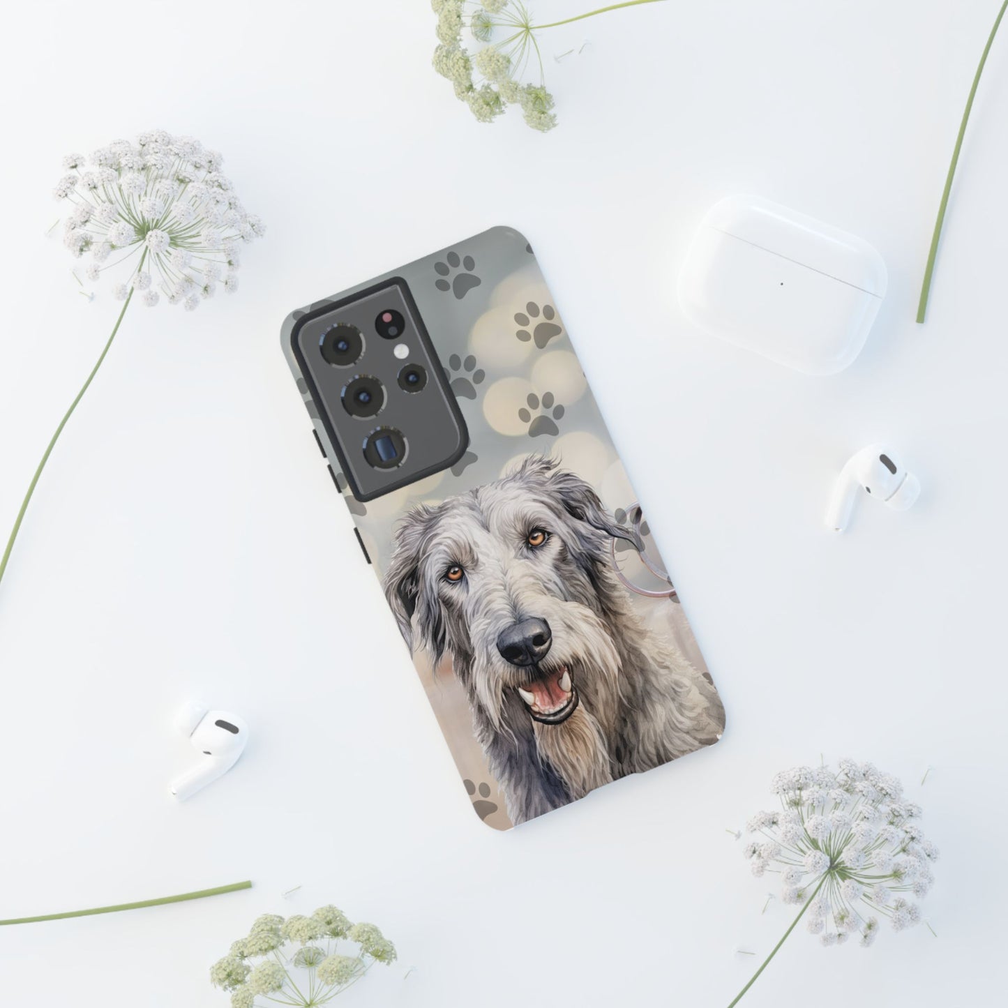 Irish Wolfhound Phone Case by Tough Cases (Apple iPhone, Samsung Galaxy, and Google Pixel)