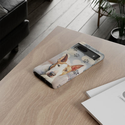 Bull Terrier Phone Case by Tough Cases (Apple iPhone, Samsung Galaxy, and Google Pixel)