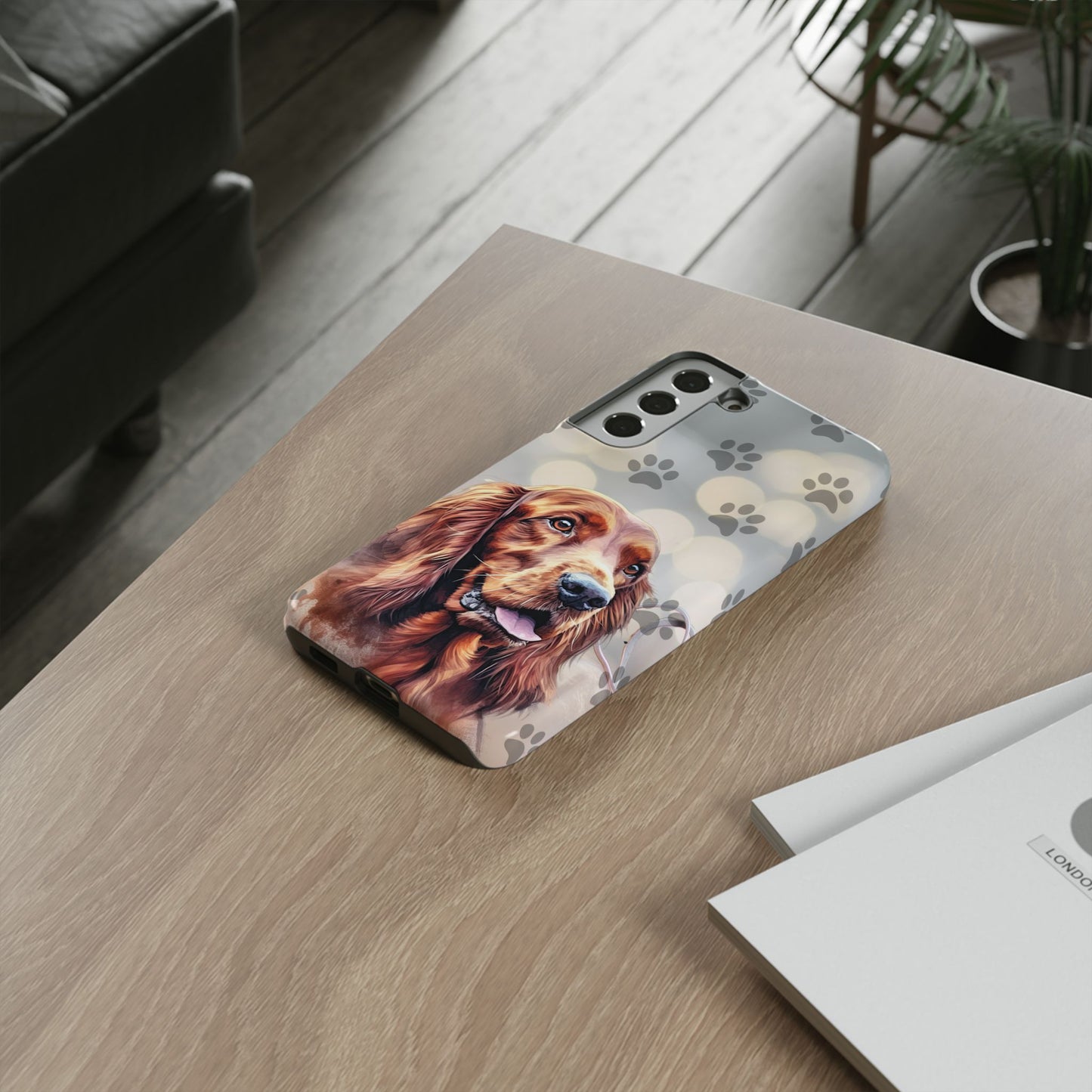 Irish Setter Phone Case by Tough Cases (Apple iPhone, Samsung Galaxy, and Google Pixel)