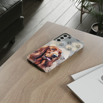 Irish Setter Phone Case by Tough Cases (Apple iPhone, Samsung Galaxy, and Google Pixel)