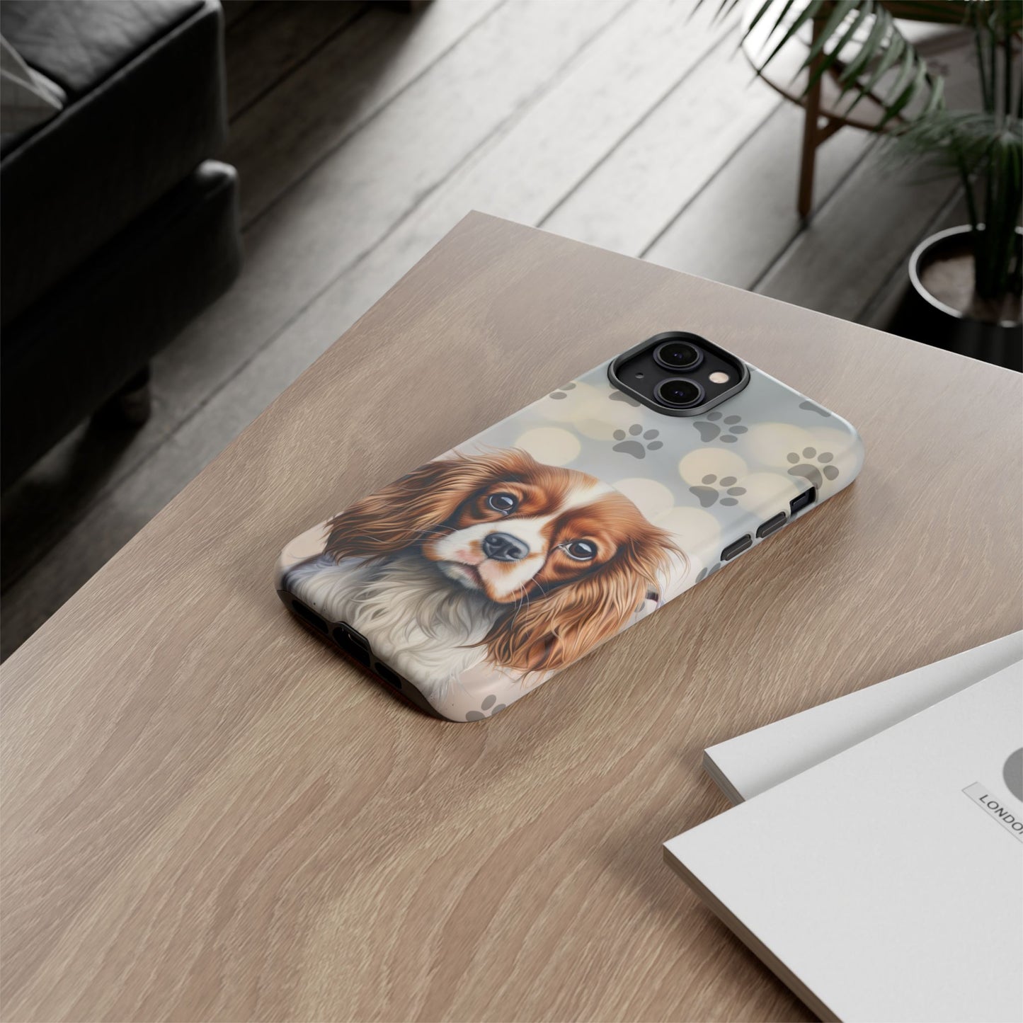Cavalier King Charles Spaniel phone case by Tough Cases (Apple iPhone, Samsung Galaxy, and Google Pixel)
