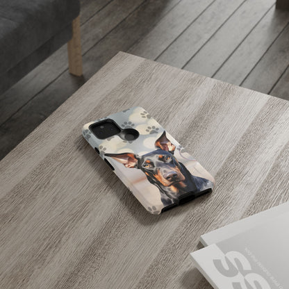 Doberman Phone Case by Tough Cases (Apple iPhone, Samsung Galaxy, and Google Pixel)