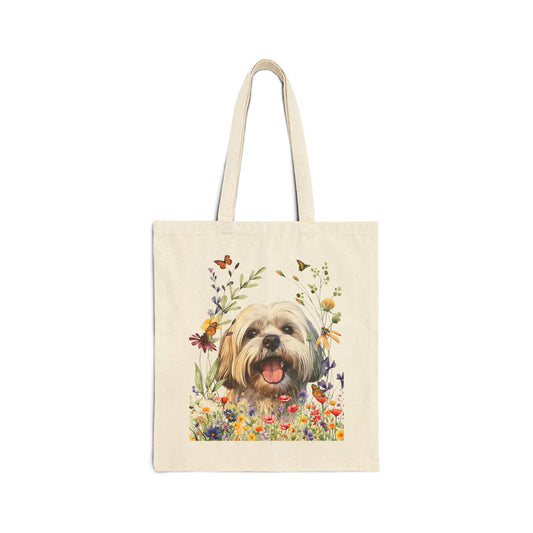 Lhasa Apso Canvas Tote Bag