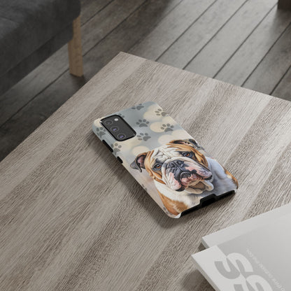 Bull Dog Phone Case by Tough Cases (Apple iPhone, Samsung Galaxy, and Google Pixel)