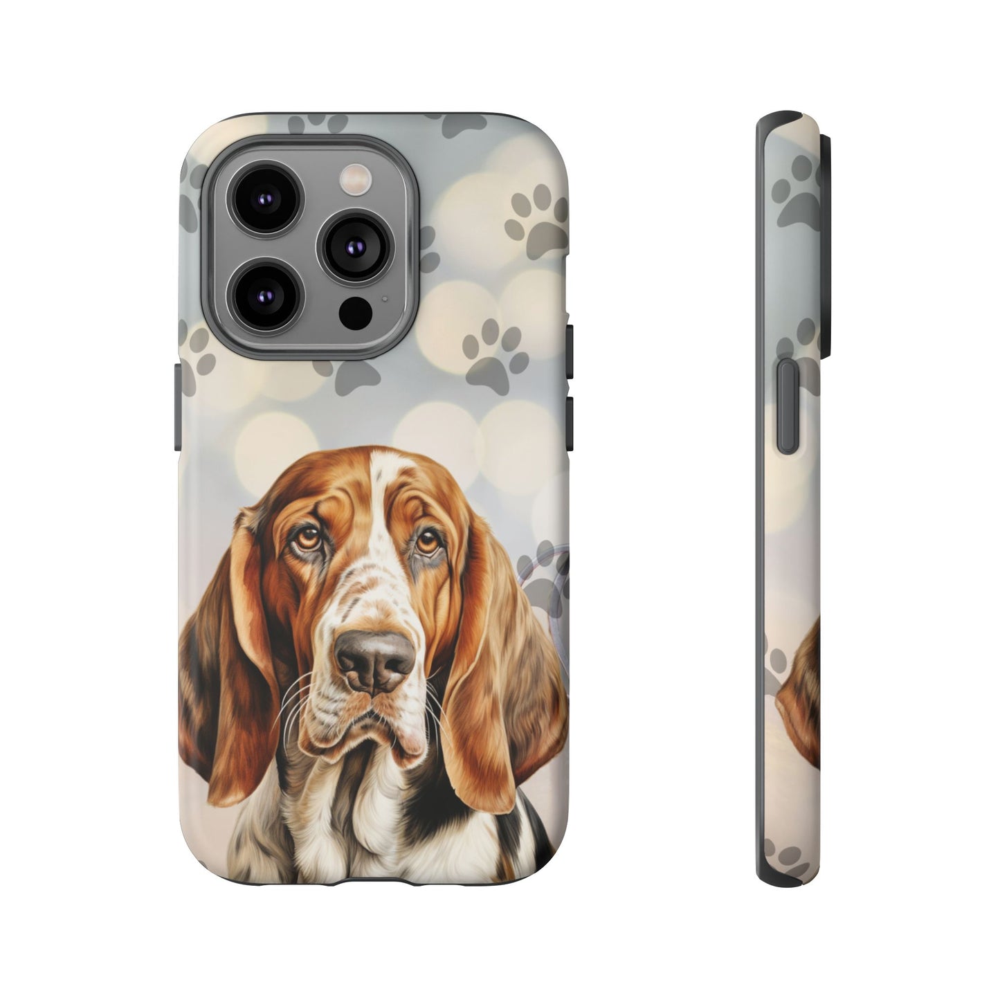 Basset Hound Phone Case by Tough Cases (Apple iPhone, Samsung Galaxy, and Google Pixel)