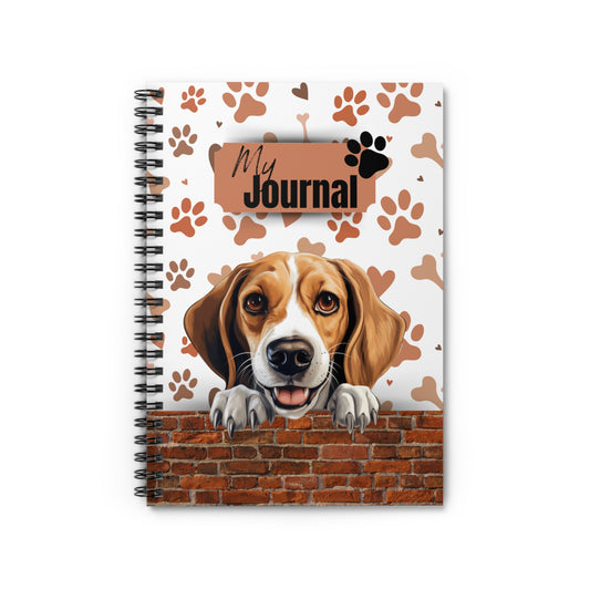 American Foxhound Spiral Notebook - Ruled Line