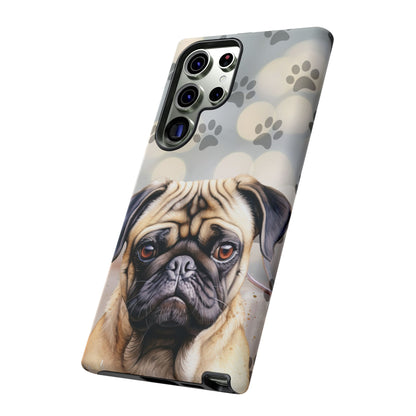Pug Phone Case by Tough Cases (Apple iPhone, Samsung Galaxy, and Google Pixel)