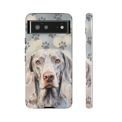 Weimaraner Phone Case by Tough Cases (Apple iPhone, Samsung Galaxy, and Google Pixel)