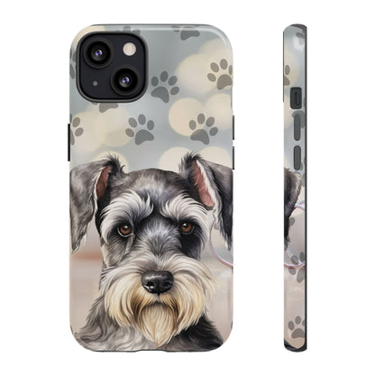 Miniature Schnauzer by Tough Cases (Apple iPhone, Samsung Galaxy, and Google Pixel)