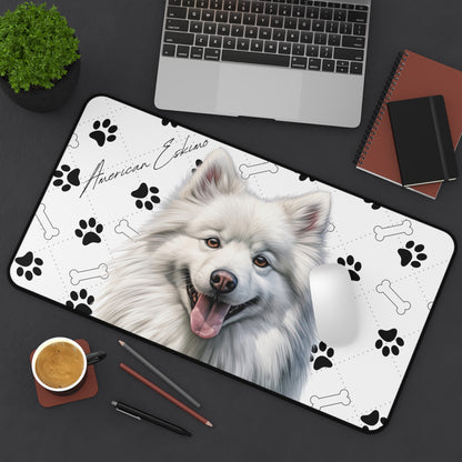 American Eskimo Dog Desk Mat