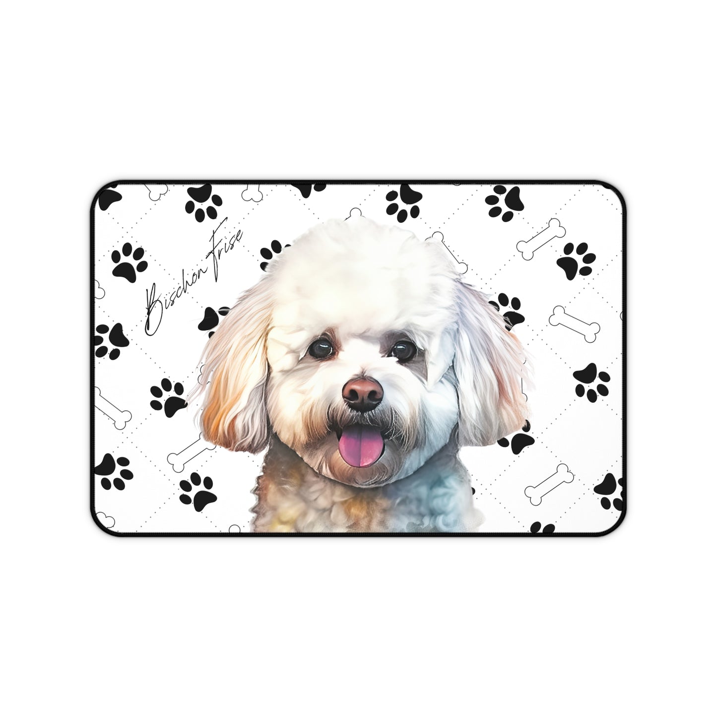 Bischon Frise Desk Mat