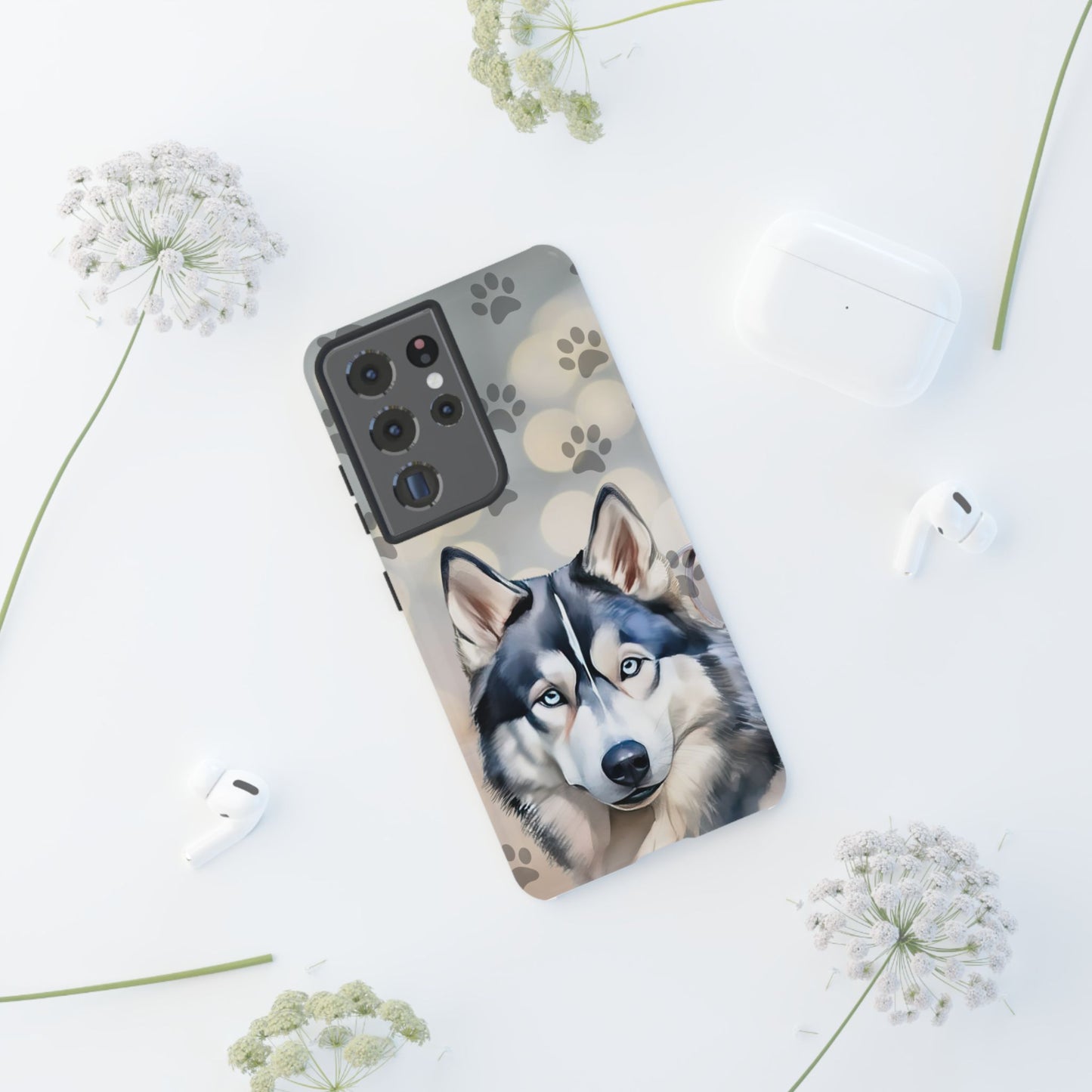Siberian Husky Phone Cases by Tough Cases (Apple iPhone, Samsung Galaxy, and Google Pixel)