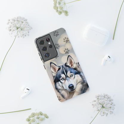 Siberian Husky Phone Cases by Tough Cases (Apple iPhone, Samsung Galaxy, and Google Pixel)